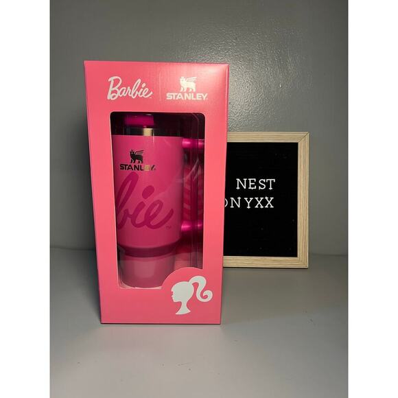 Stanley x Barbie Rockers Barbie 40oz Quencher Limited Edition Collab - Picture 1 of 7